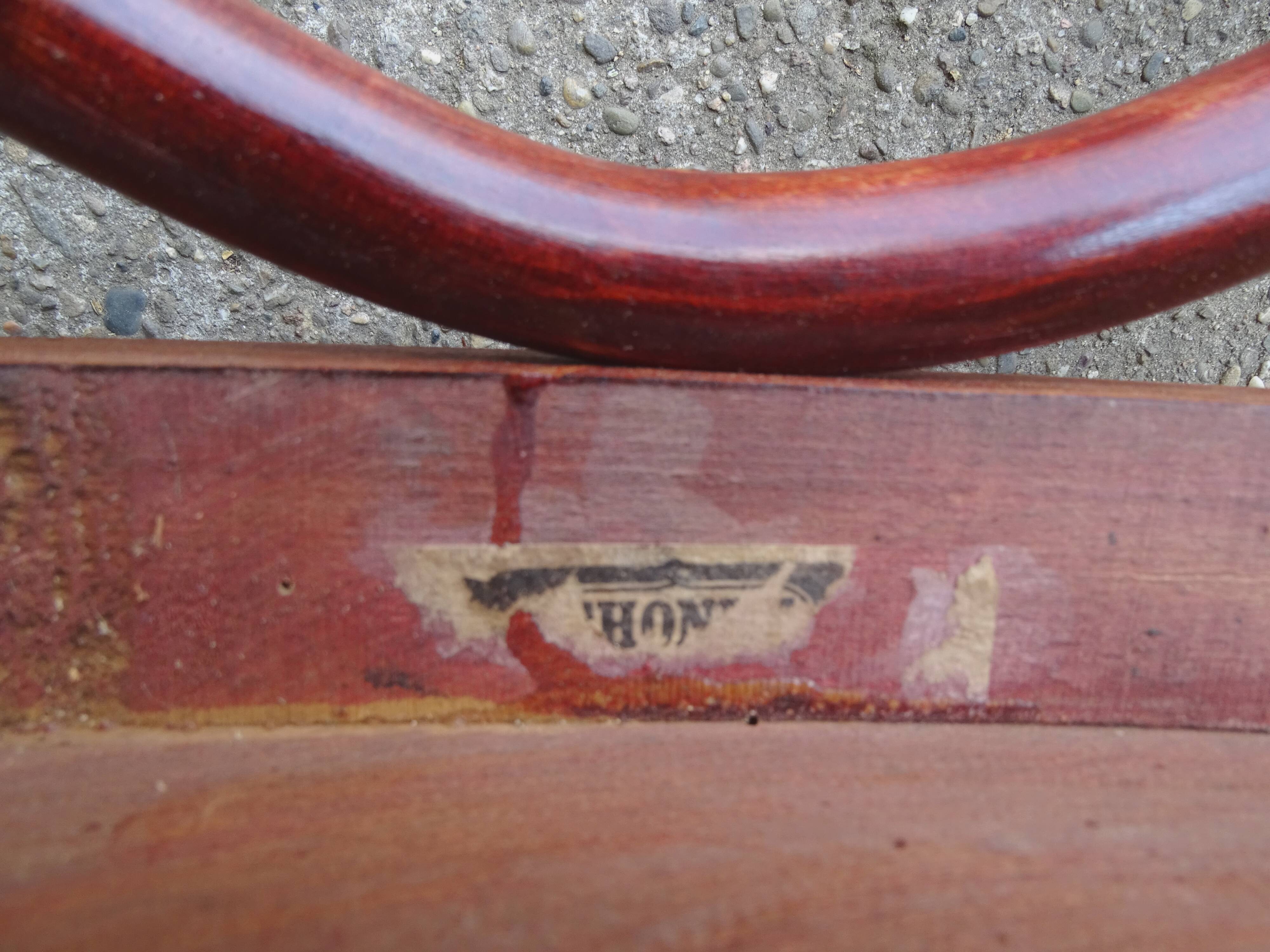 Bistro chair thonet n°a429 version 1930 seat plain wood