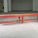 Banc industriel vintage, années 1930