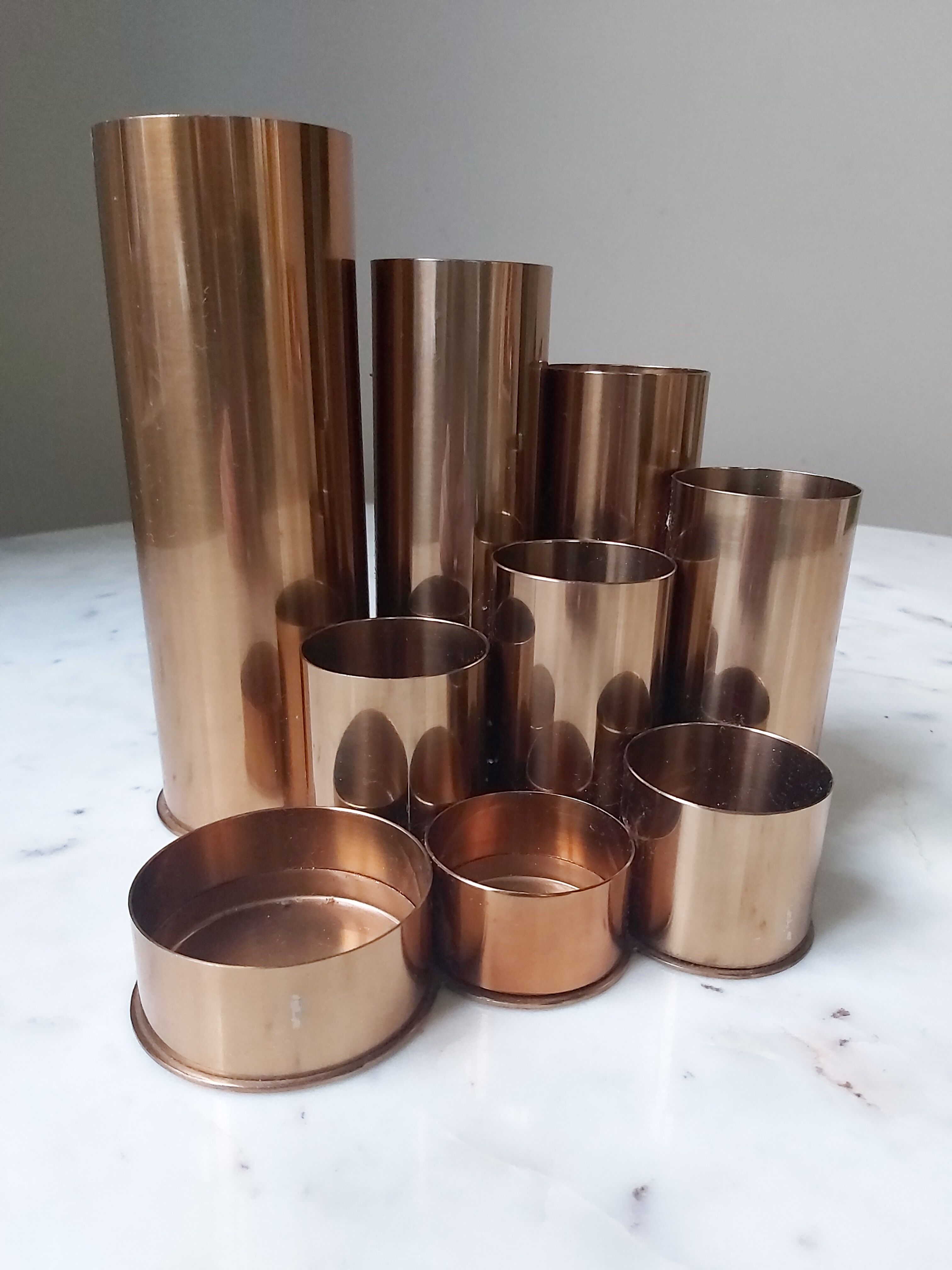 Large pencil pot Ferm living copper