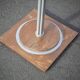 Art deco floor lamp, art deco floor lamp, wood and aluminum lamp, interior decoration