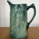 Art Nouveau barbotine pitcher "Swallow"