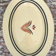 Oval plate from Gien pottery, model Odile.