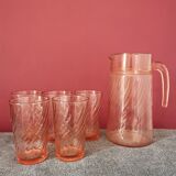 Glass and pitcher Rosaline