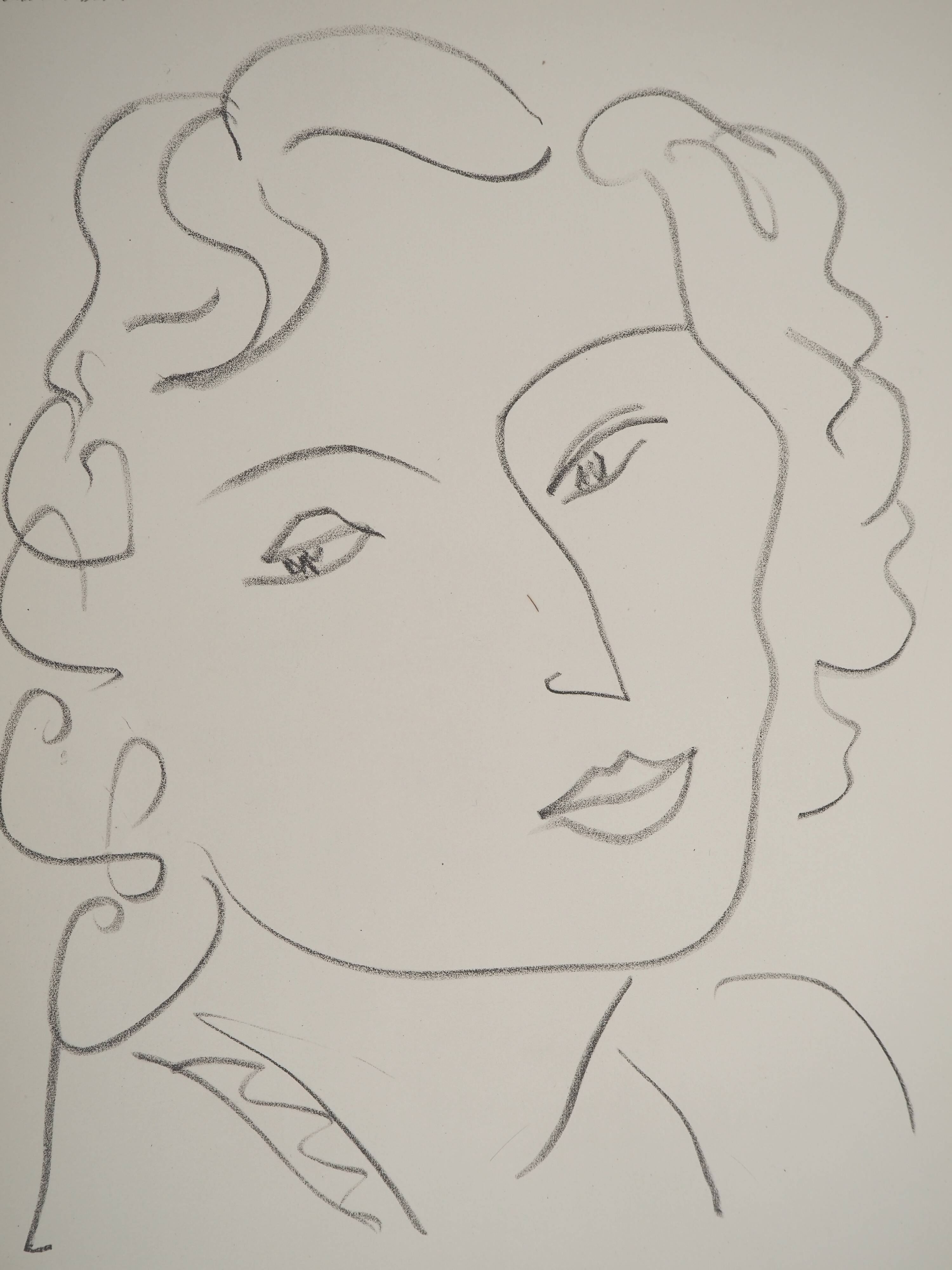 Henri Matisse: Young Girl with a Wry Smile, signed lithograph