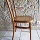 Ancienne chaise cannée desloges 39