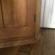 Antique corner cabinet with 1 door