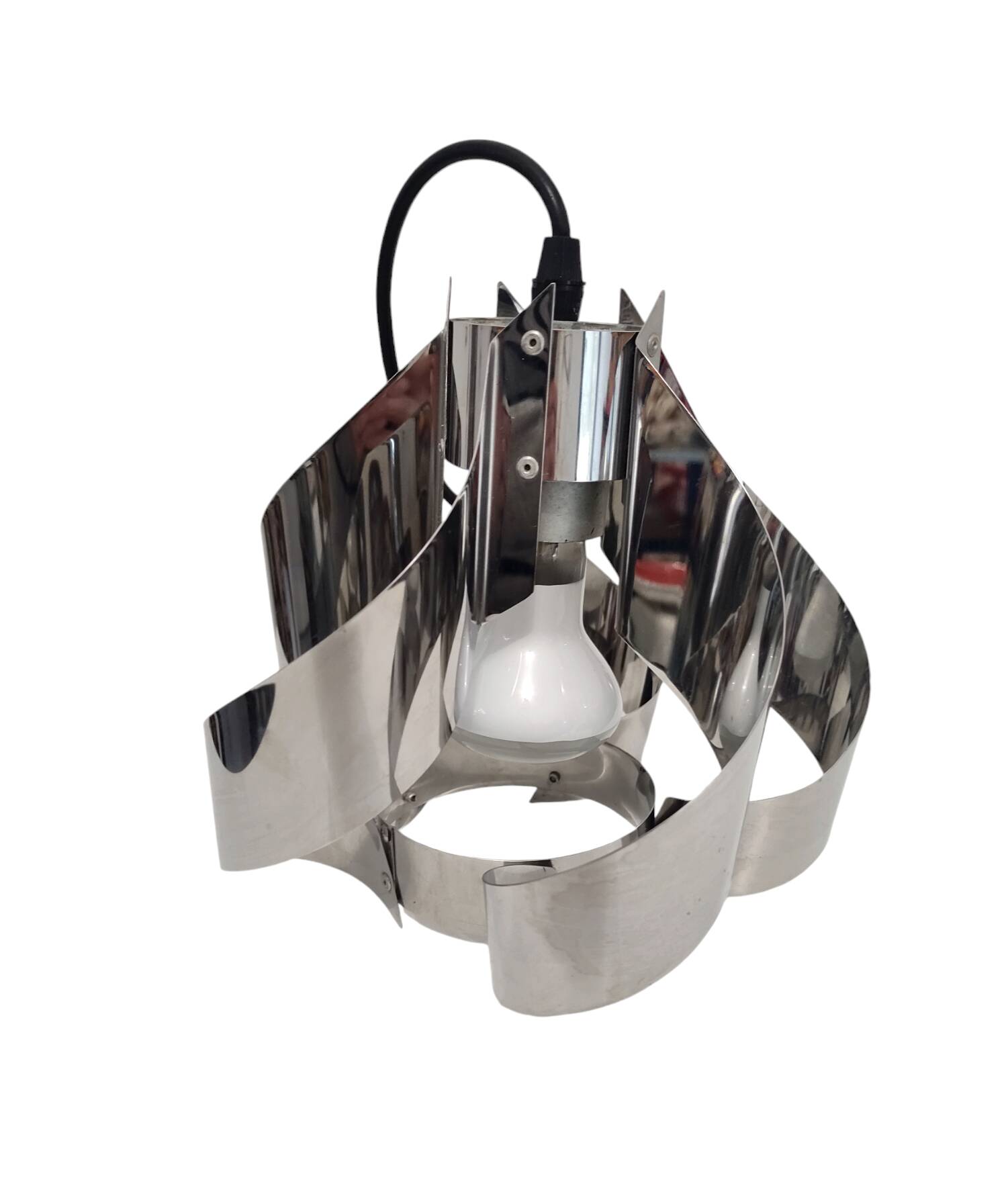 Space Age swirl pendant light