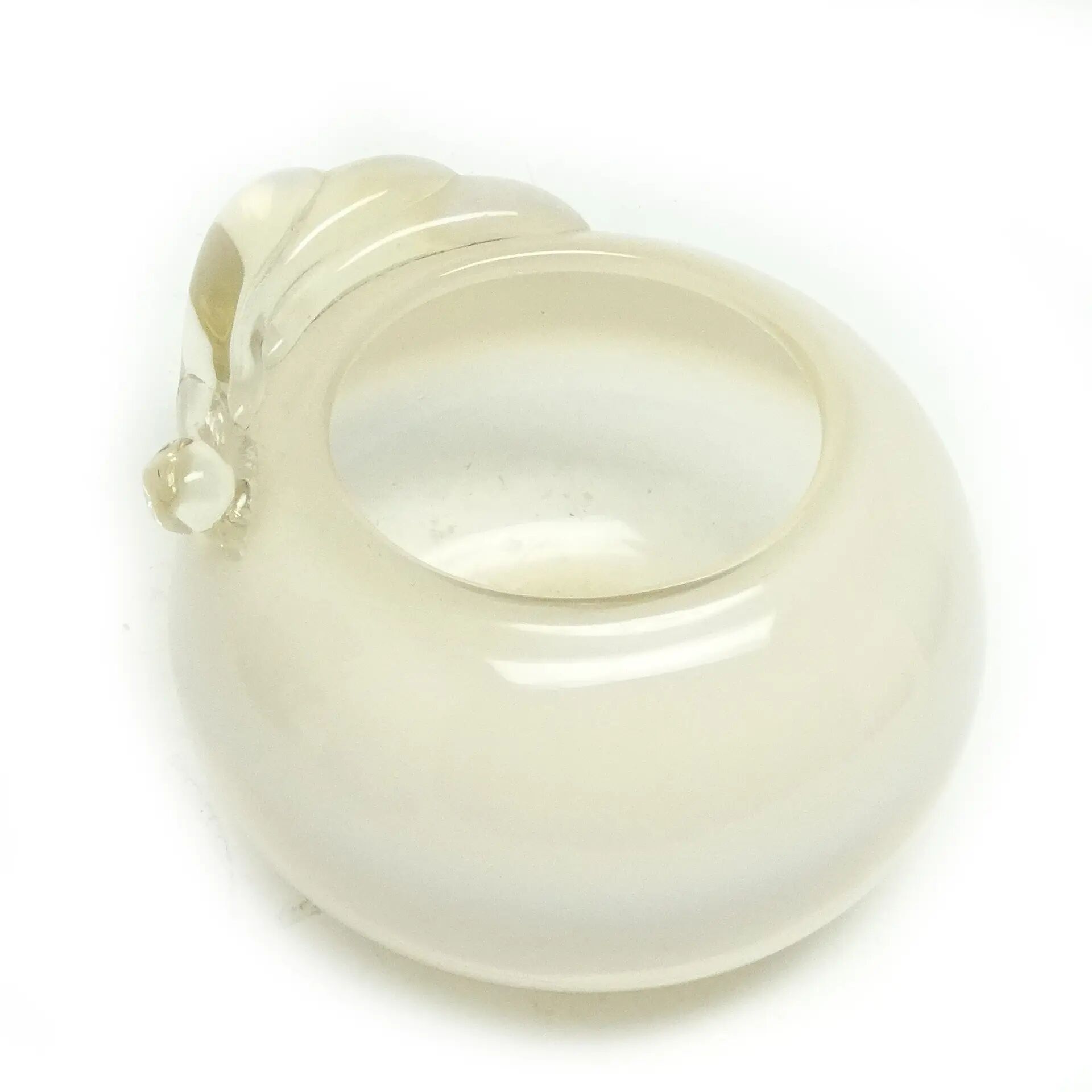 Postmodern vase, glass, designed by B. Świstacka, Poland, 1970s
