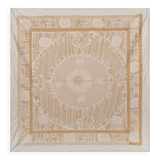 Hand knotted rug, vintage turkish rug 140x144 cm