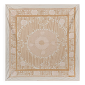 Hand knotted rug, vintage turkish rug 140x144 cm