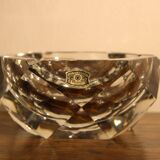 Val St Lambert Crystal Ashtray
