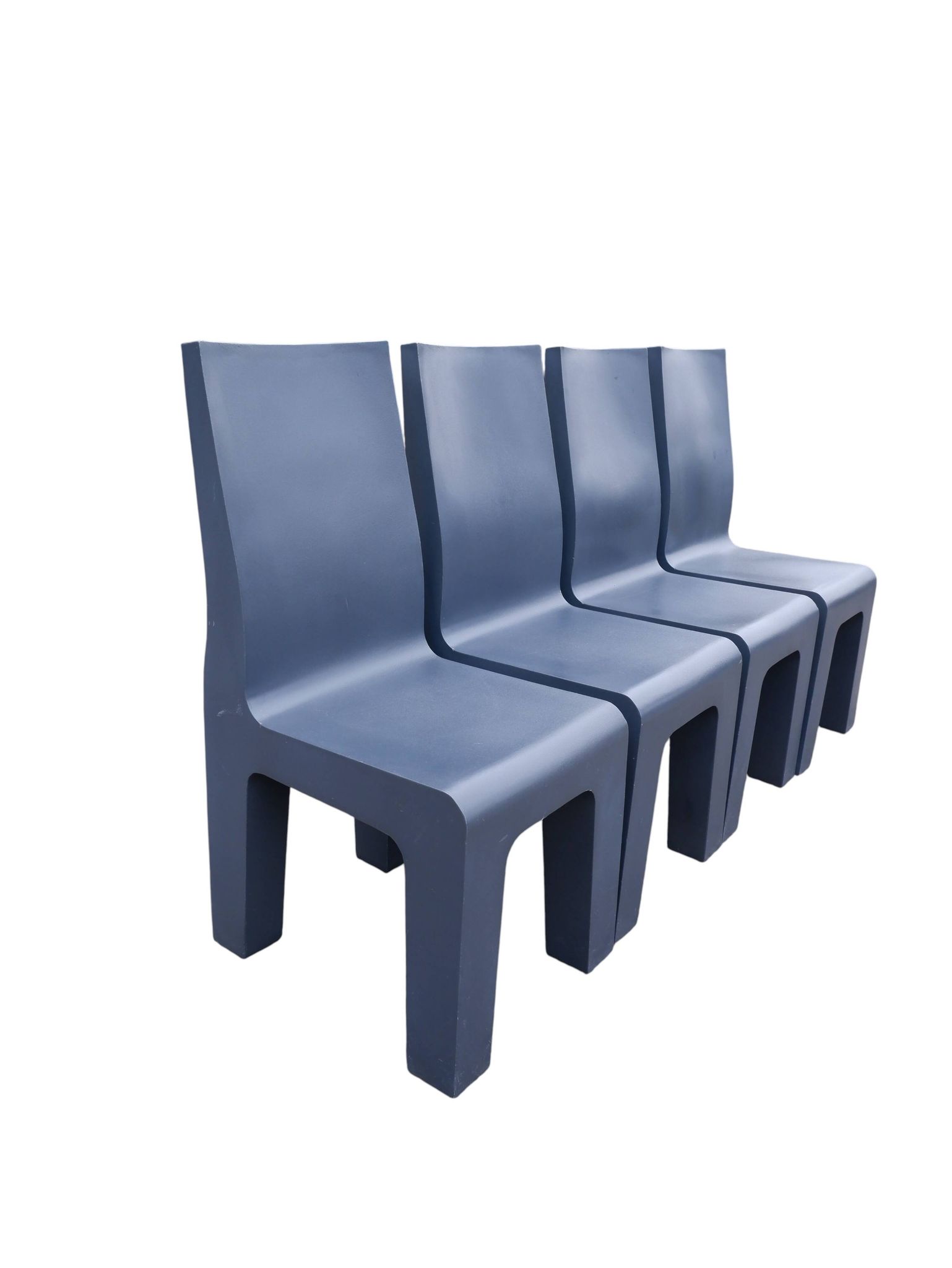 4 chaises du musée Richard Hutten, années 1990