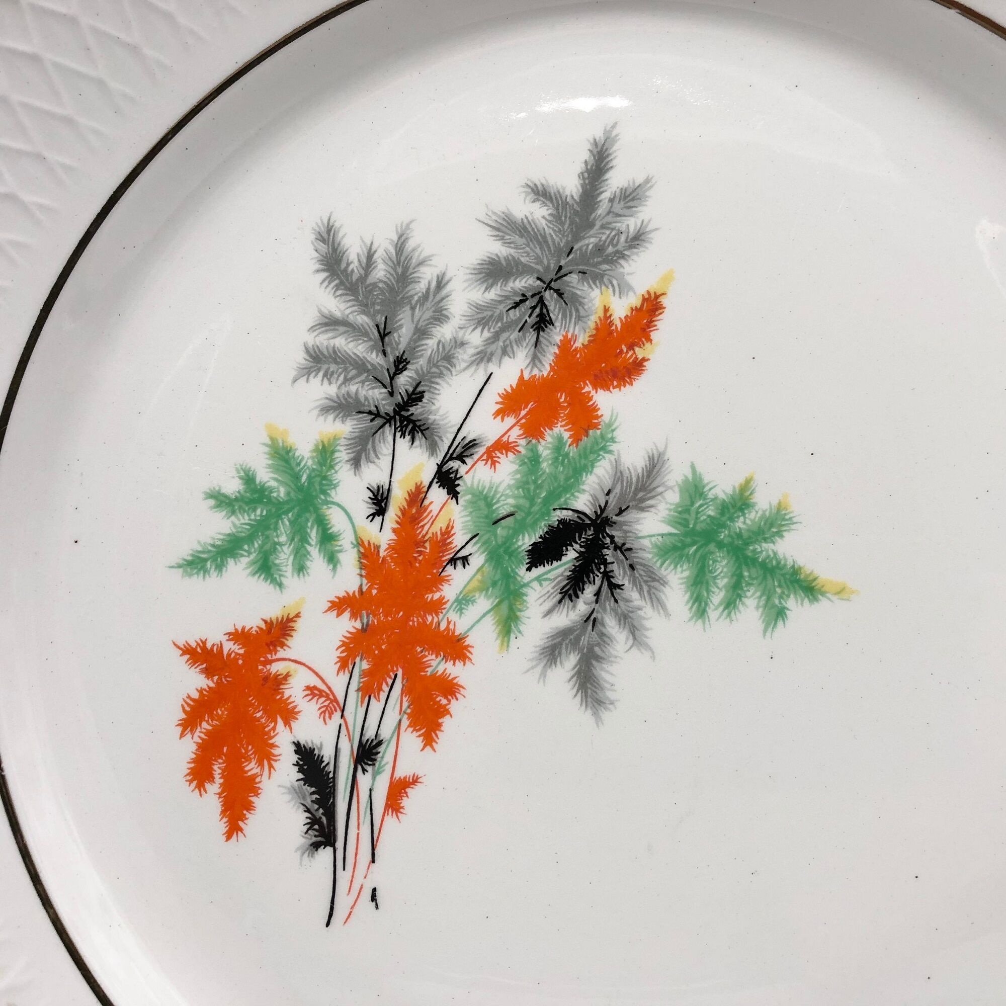 Round serving dish Orchies Moulin des Loups