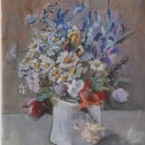 Bouquet of wildflowers painting