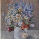 Tableau bouquet de fleurs des champs