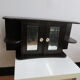 Old mirror wall-mounted toilet cabinet