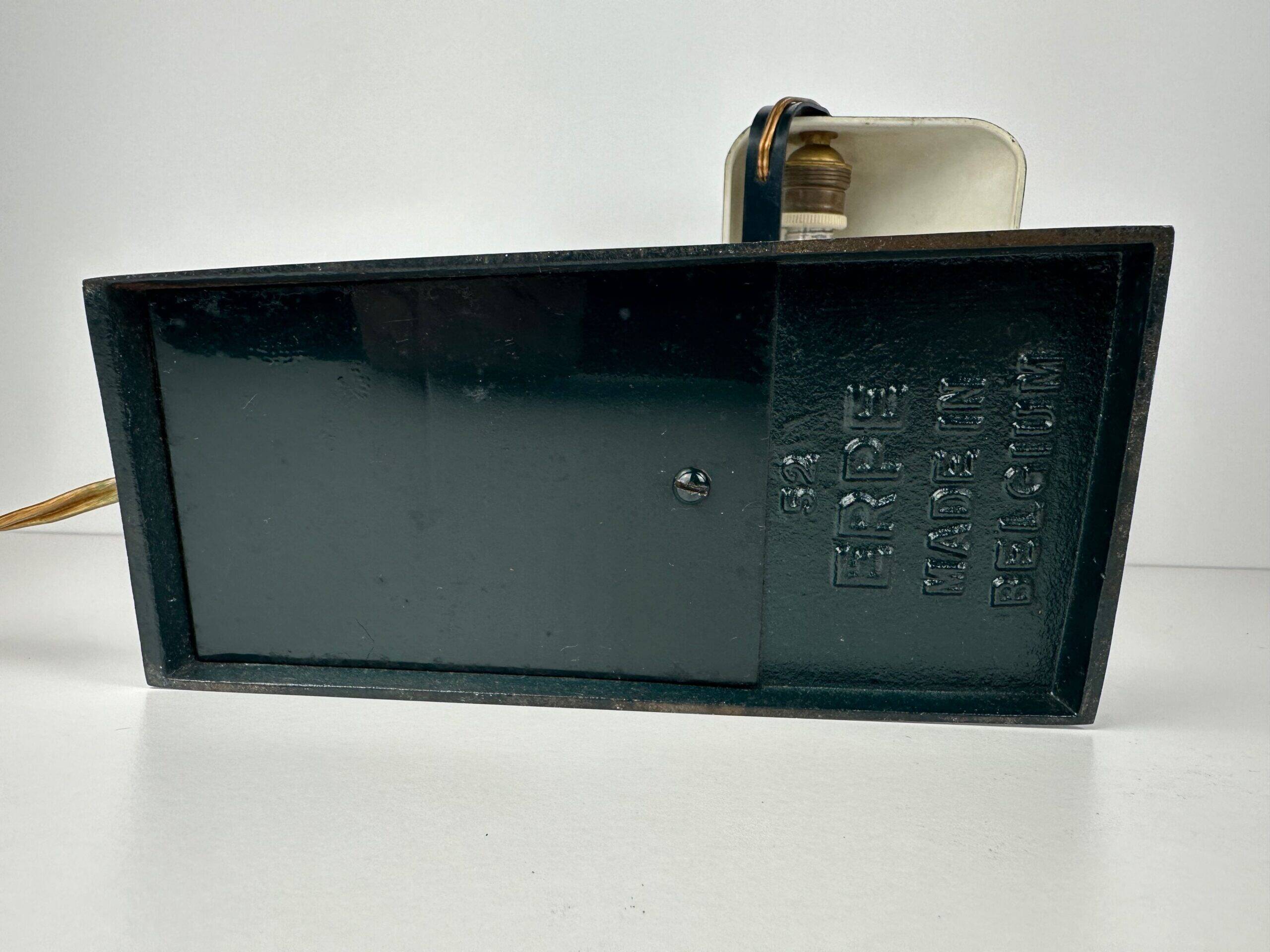 Original Erpé notary lamp – model 52 – Bakelite and cast iron