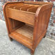 Large Art Deco curtain cabinet, antique secretary.