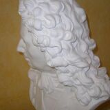 Bust Vauban, in cast plaster, H:62cm.