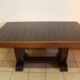 Art deco table in Macassar ebony