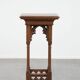 Elegant antique oak side table in Gothic style from the mid-19th century