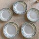 5 antique ironstone plates from Moulin des Loups.