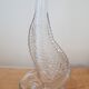 Zoomorphic glass decanter fish