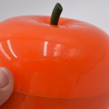 Vintage ice bucket in the shape of an orange apple