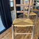 Lot 6 chaises paillées fin 19 eme