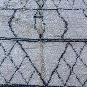White Marmoucha Moroccan rug - 246 x 167 cm