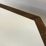 Vintage coffee table wenge hexagon 1960