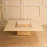 Saturn travertine table