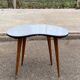 Table d'appoint scandinave haricot 1960
