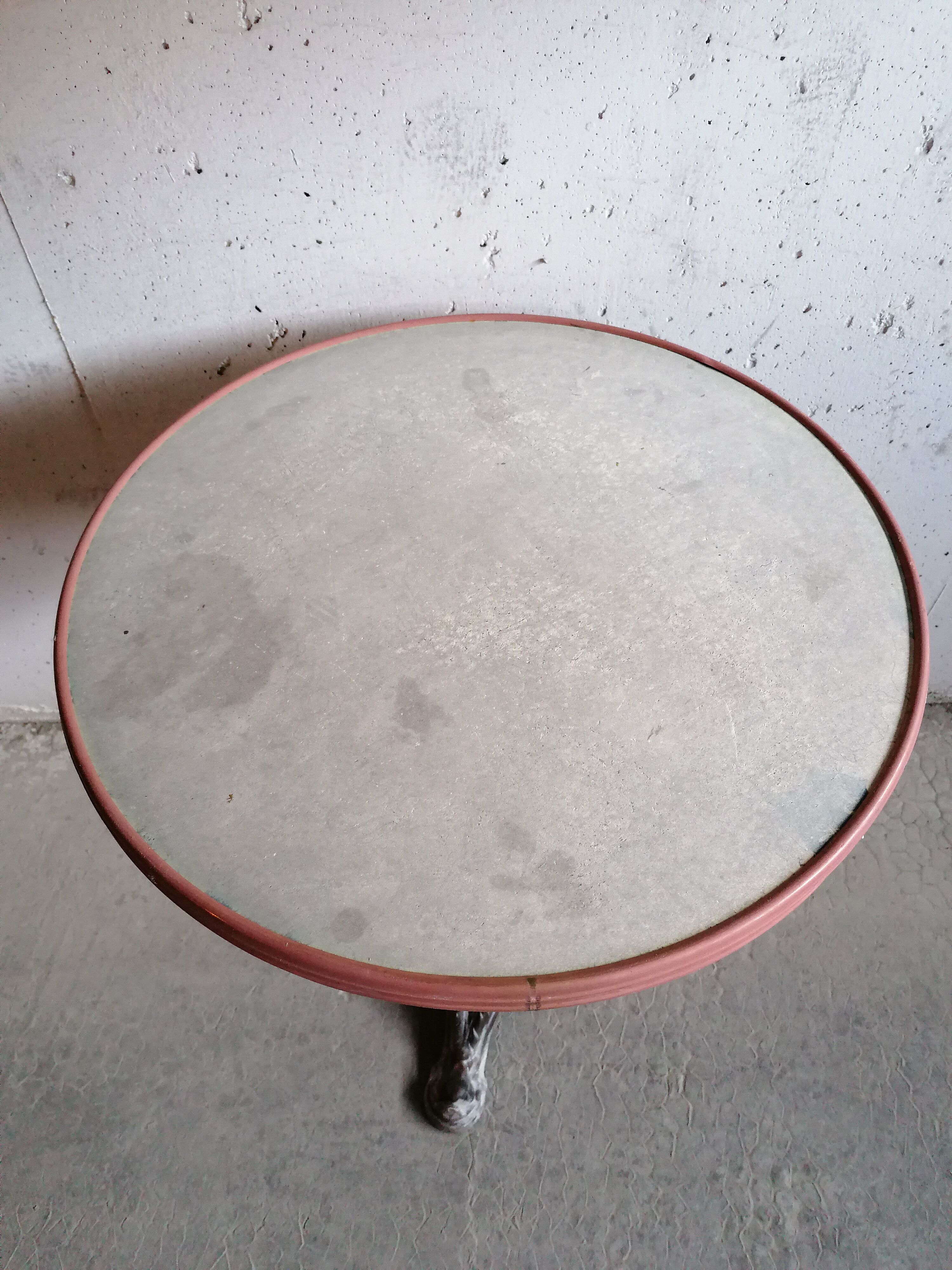 Old bistro table