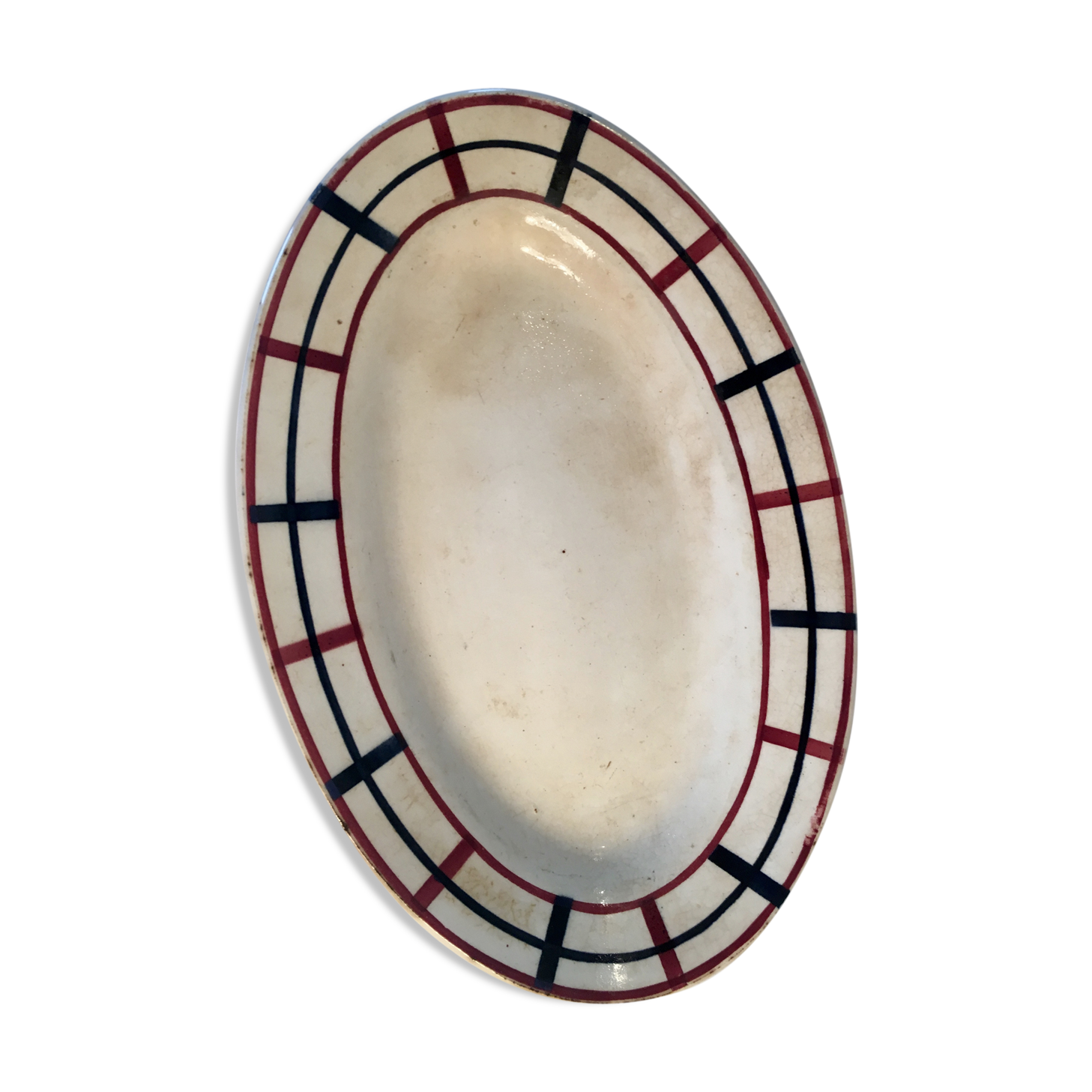 Former dish in earthenware Basque earthenware Saint - Amand Dinois