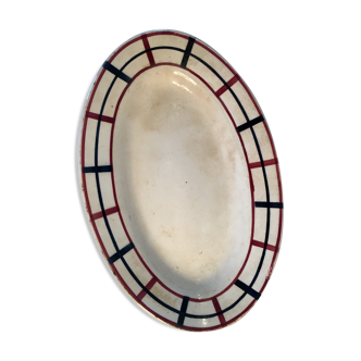 Former dish in earthenware Basque earthenware Saint - Amand Dinois