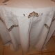 Nappe brodée vintage 250 x 170 et 12 serviettes