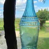 Empoli (Italy) carafe in blue glass from the 60s