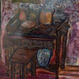 Tableau peinture XXe siècle  Louis Massoni expressionnisme