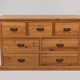 Grande commode 7 tiroirs en pin massif – Style Rustique / Apothicaire