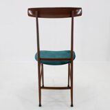 1960s Set Of Four Mahogany Dining Chairs, Italy