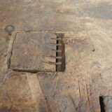 Massive wooden workbench