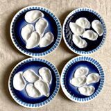 Porcelain oyster plates