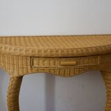 rattan console