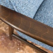 Paire de fauteuils bleus vintage GFM 300-192, 1960