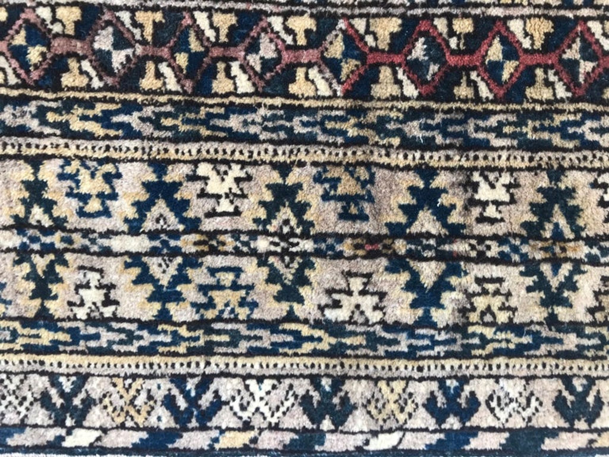 Ancient Turkmen carpet Little Bukhara
