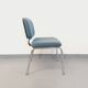 Vintage office chair in fabric and chrome from the 70s