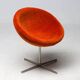 Unique chairs Tramontana Jade and Ember Velvet Verner Panton C1