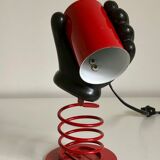Hand lamp in lacquered and plastic metal, 1980