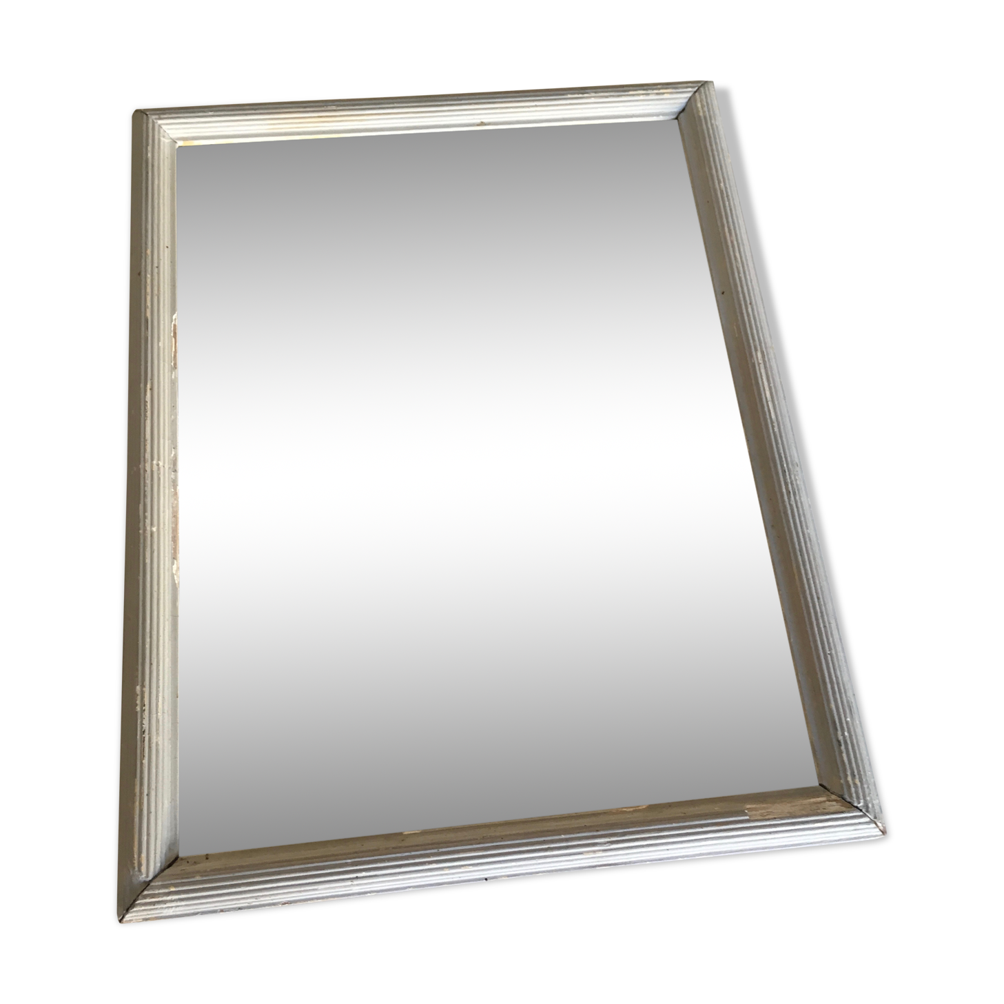 Mirror wood and plaster ancient art deco - 40x31cm